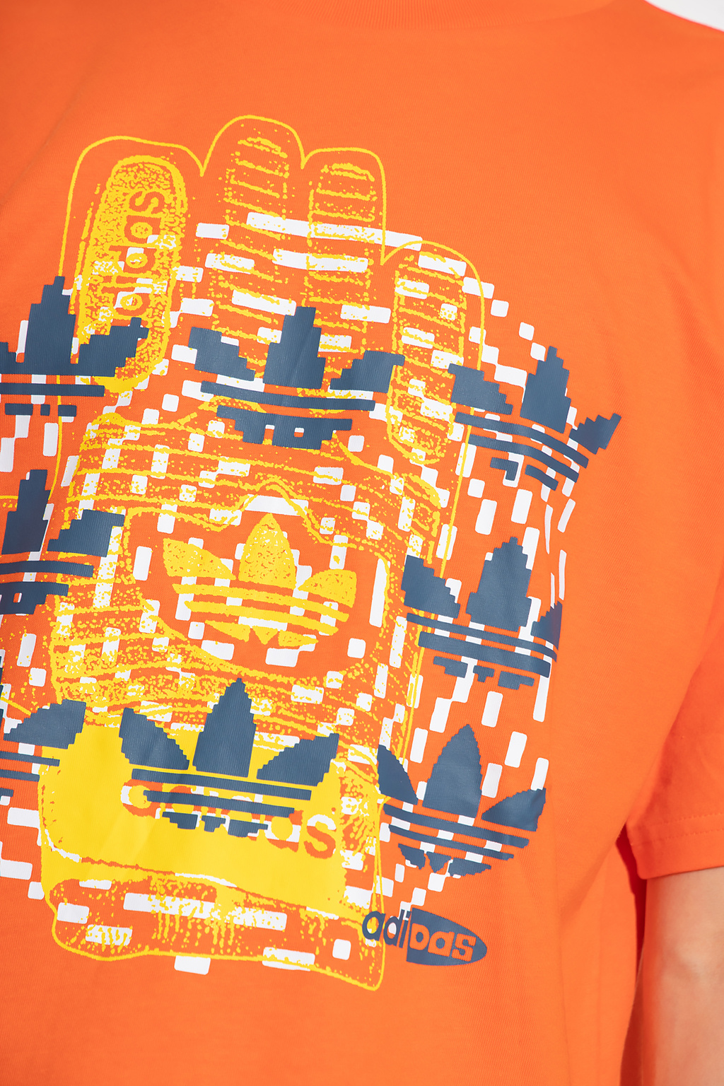 Adidas originals outlet orange t-shirt